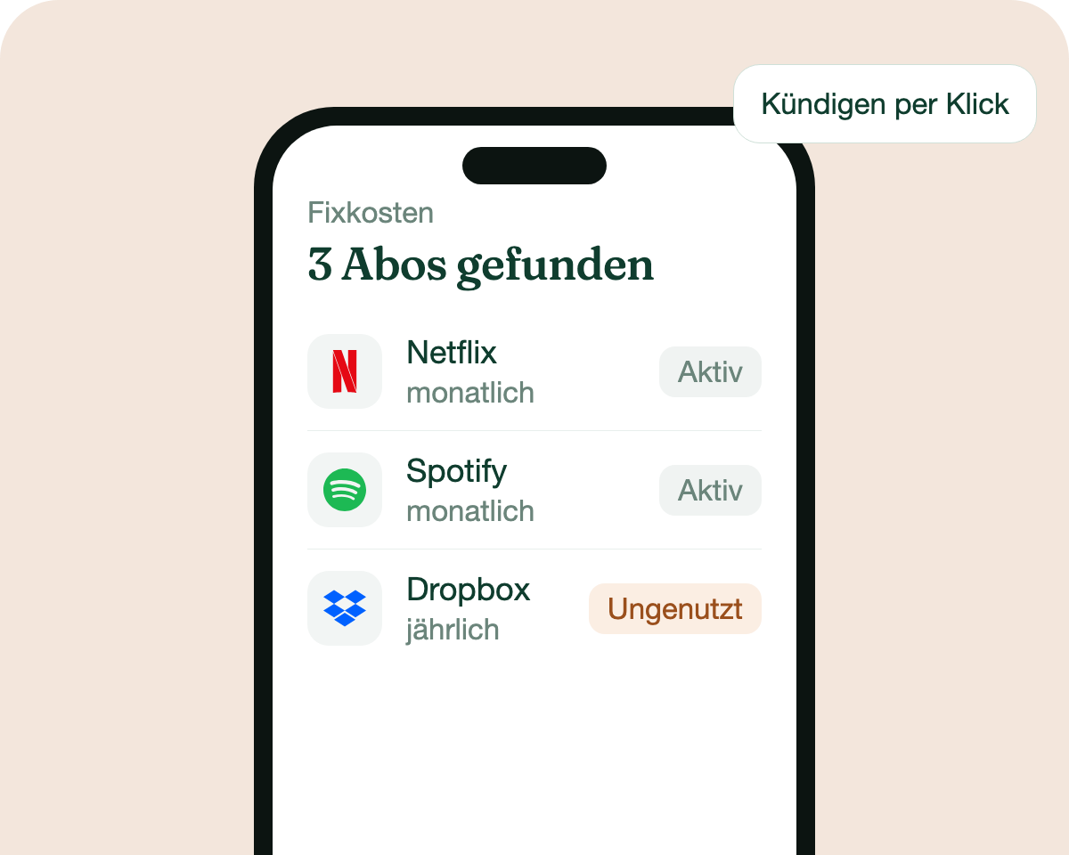 Centora App: Fixkosten und Abos