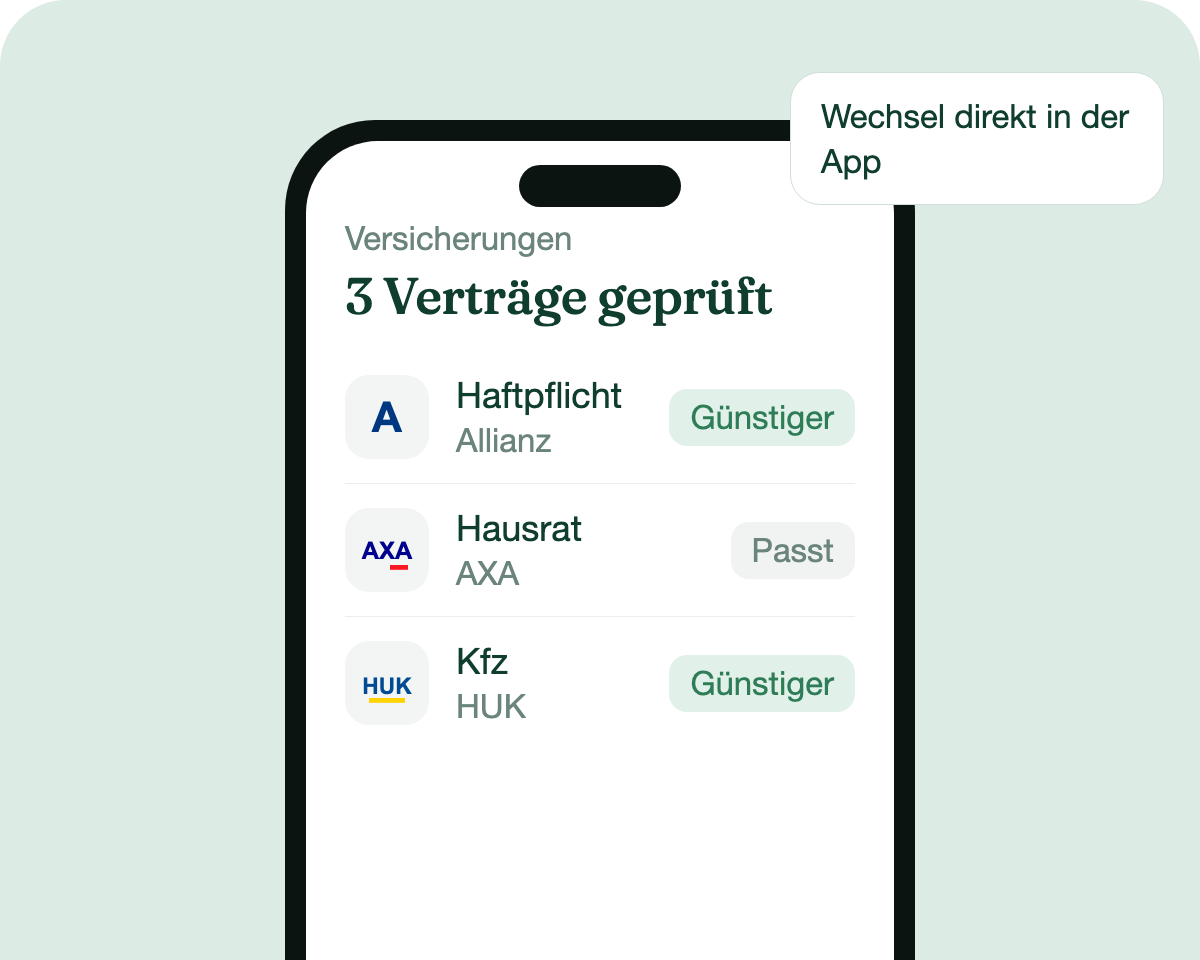 Centora App: Versicherungsvergleich